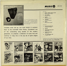 Gene Pitney : Baby, I Need Your Lovin': The Great Voice of Gene Pitney (LP,Compilation)