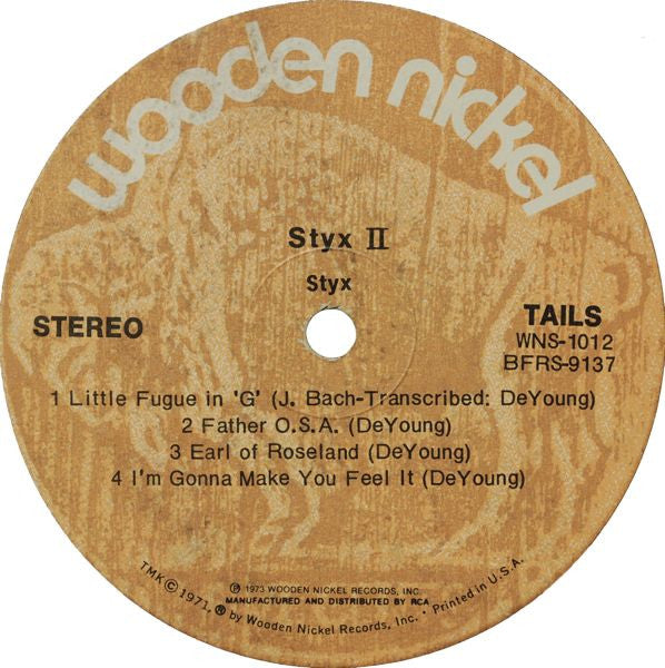 Styx : Styx II (LP,Album,Repress)