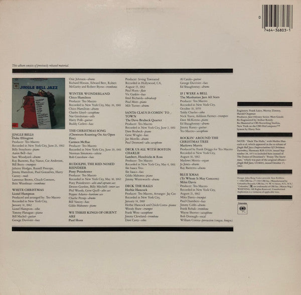 Various : Jingle Bell Jazz (LP,Compilation,Reissue,Remastered)