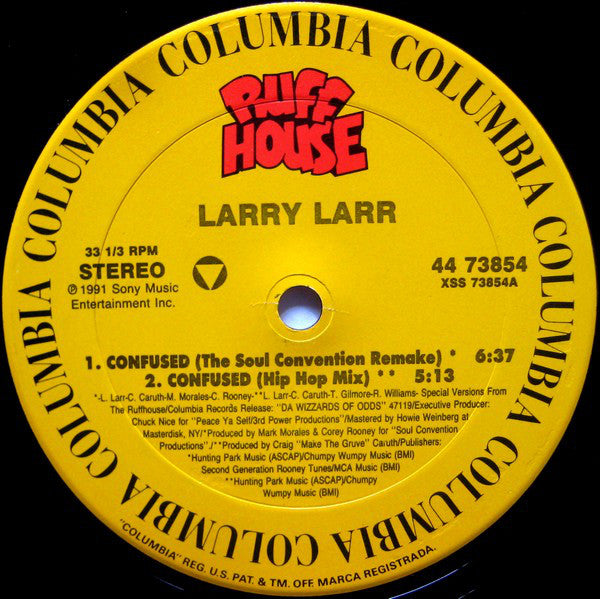 Larry Larr : Confused (12",33 ⅓ RPM)