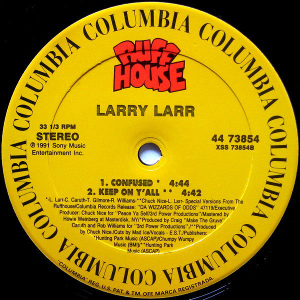 Larry Larr : Confused (12",33 ⅓ RPM)