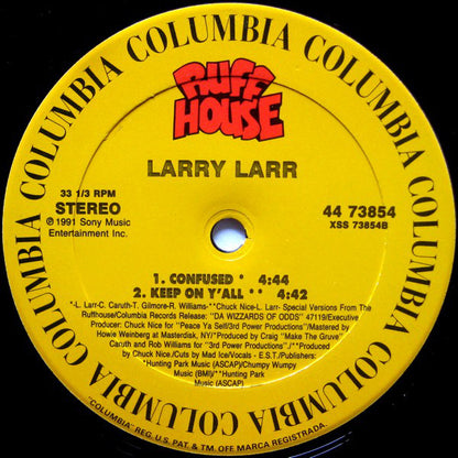 Larry Larr : Confused (12",33 ⅓ RPM)