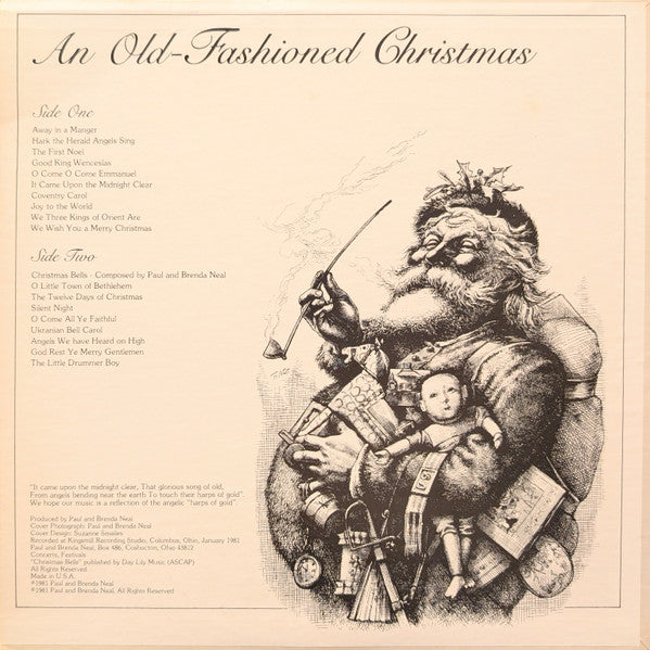 Paul Neal (2) And Brenda Neal (2) : An Old-Fashioned Christmas (LP,Album,Stereo)