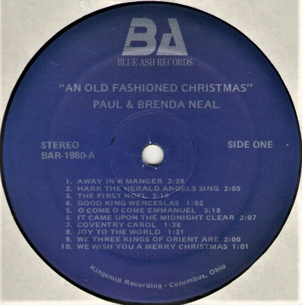 Paul Neal (2) And Brenda Neal (2) : An Old-Fashioned Christmas (LP,Album,Stereo)