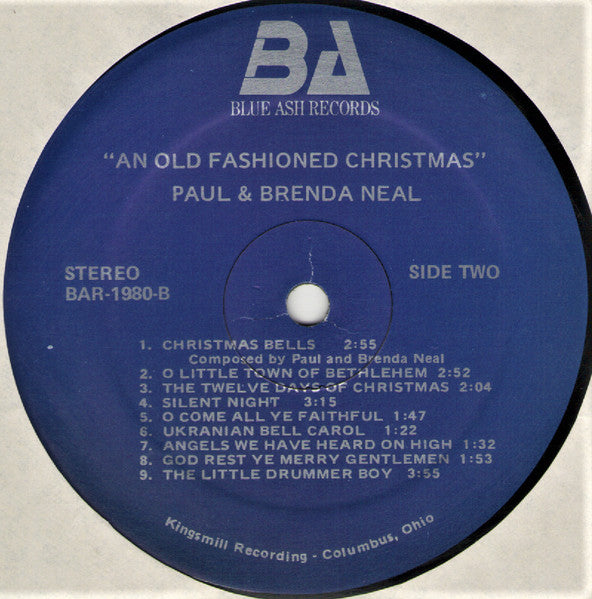 Paul Neal (2) And Brenda Neal (2) : An Old-Fashioned Christmas (LP,Album,Stereo)