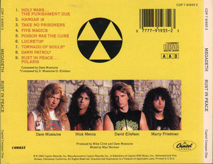 Megadeth : Rust In Peace (Album)