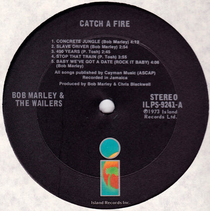 Bob Marley & The Wailers : Catch A Fire (LP,Album,Repress)