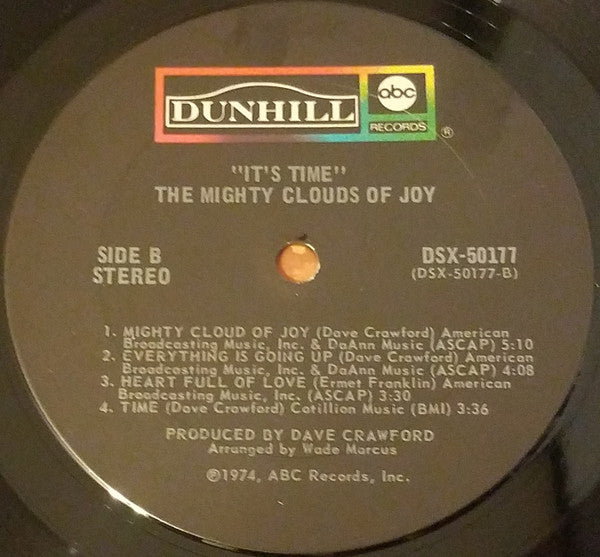 Mighty Clouds Of Joy, The : It's Time (LP,Album)