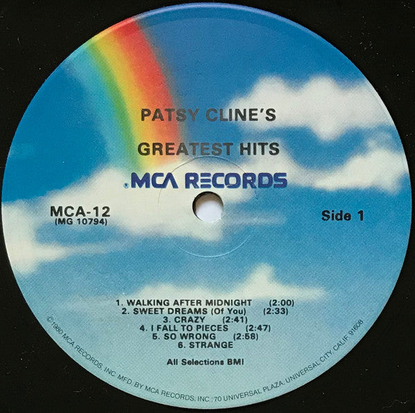 Patsy Cline : Patsy Cline's Greatest Hits (LP,Compilation,Reissue)