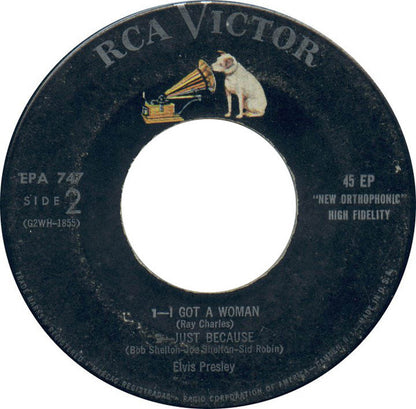 Elvis Presley : Elvis Presley (7",45 RPM,EP,Mono)