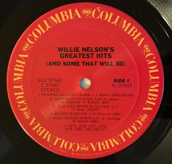 Willie Nelson : Greatest Hits (& Some That Will Be) (LP,Album,Compilation)