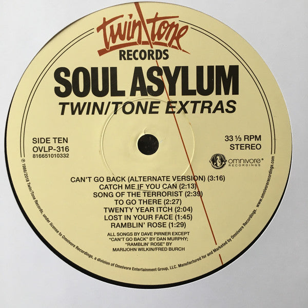Soul Asylum (2) : Twin/Tone Extras (LP,Album,Compilation,Stereo)