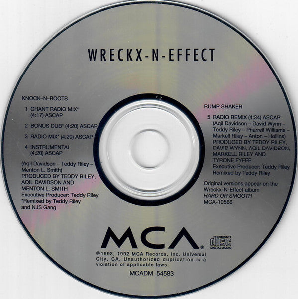 Wrecks-N-Effect : Knock-N-Boots (Maxi-Single)