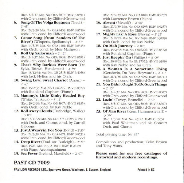 Paul Robeson : Paul Robeson (Compilation)