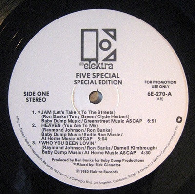 Five Special : Special Edition (LP,Album,Promo)