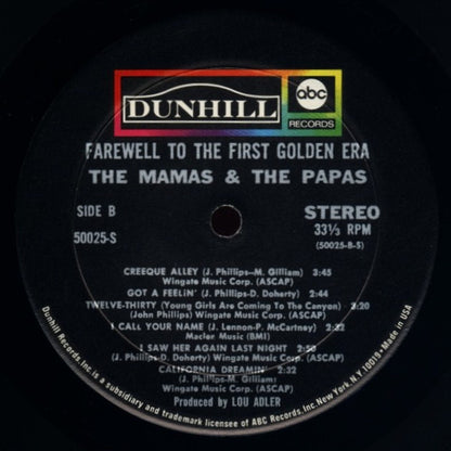 Mamas & The Papas, The : Farewell To The First Golden Era (LP,Compilation,Repress,Stereo)