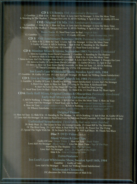 Whitesnake : Slide It In (Album,Remastered)