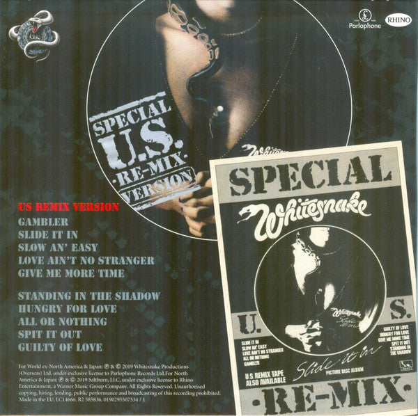 Whitesnake : Slide It In (Album,Remastered)
