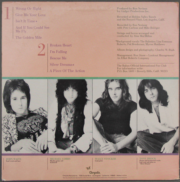 Babys, The : Broken Heart (LP,Album)