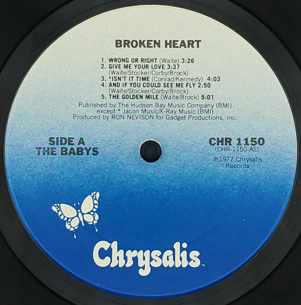 Babys, The : Broken Heart (LP,Album)