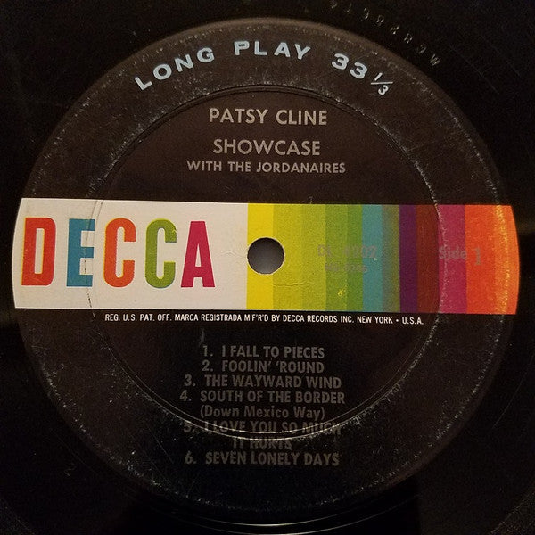 Patsy Cline : Patsy Cline Showcase (LP,Album,Reissue,Mono)