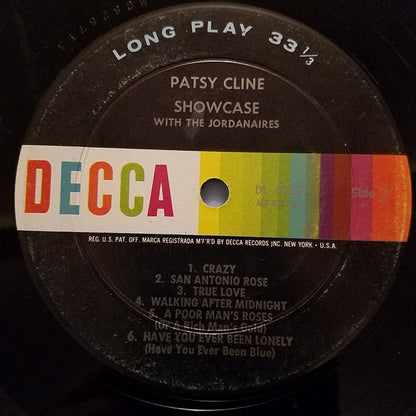 Patsy Cline : Patsy Cline Showcase (LP,Album,Reissue,Mono)
