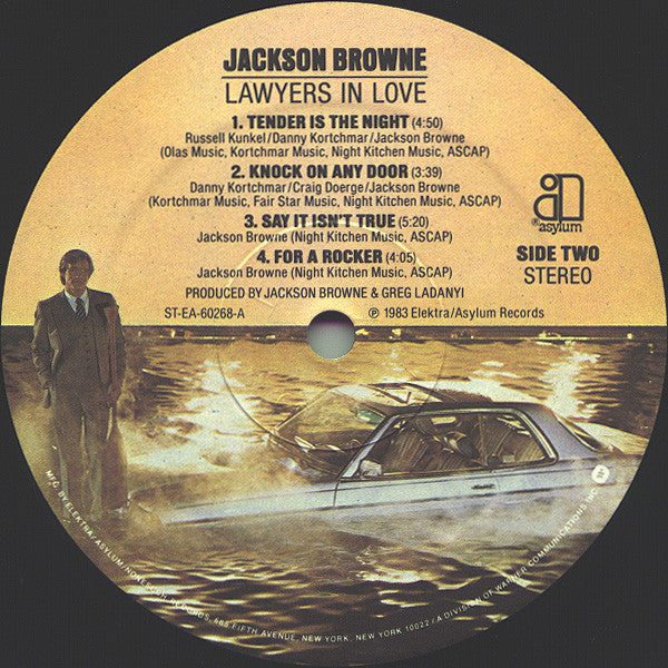 Jackson Browne : Lawyers In Love (LP,Album,Stereo)