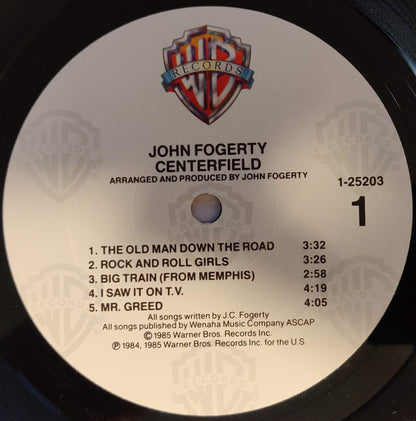 John Fogerty : Centerfield (LP,Album,Reissue)