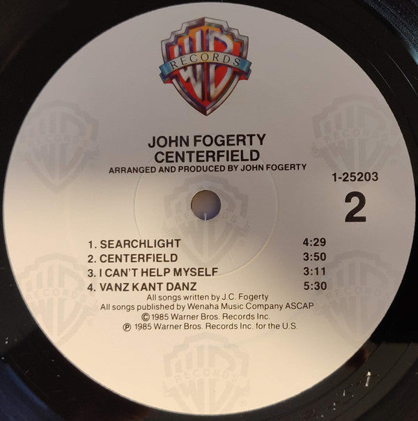John Fogerty : Centerfield (LP,Album,Reissue)
