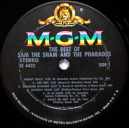 Sam The Sham & The Pharaohs : The Best Of Sam The Sham And The Pharaohs (LP,Compilation,Stereo)