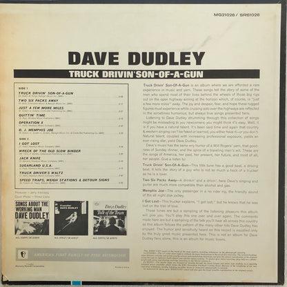 Dave Dudley : Truck Drivin' Son-Of-A-Gun (LP,Album,Mono)