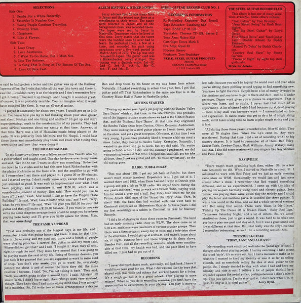 Jerry Byrd : Steel Guitar Romantic World (LP,Album)