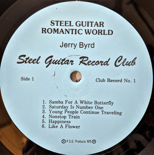 Jerry Byrd : Steel Guitar Romantic World (LP,Album)