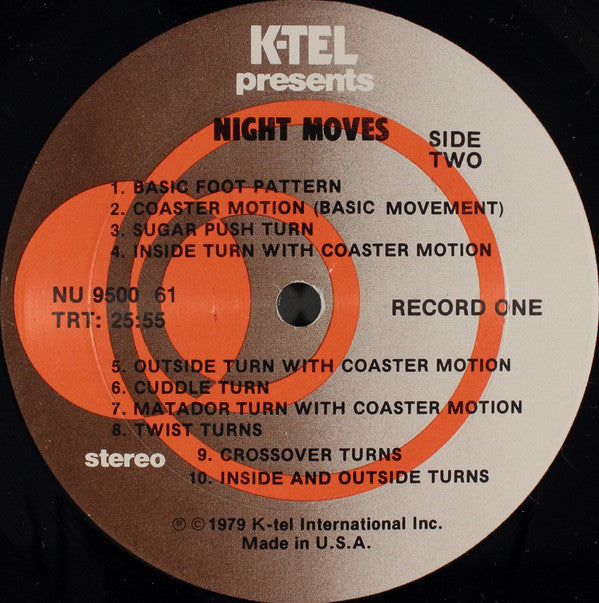 Various : Night Moves: The Professional Approach To Disco Dance Instruction (LP,Album)