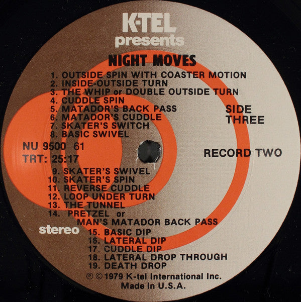 Various : Night Moves: The Professional Approach To Disco Dance Instruction (LP,Album)