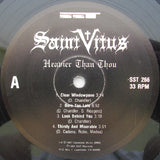 Saint Vitus : Heavier Than Thou (LP,Compilation)