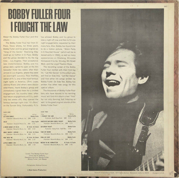 Bobby Fuller Four, The : I Fought The Law (LP,Album,Mono)