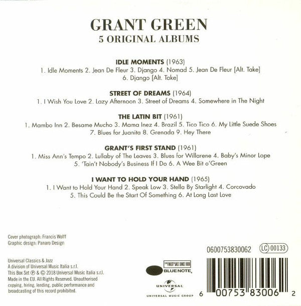 Grant Green : 5 Original Albums (Compilation)