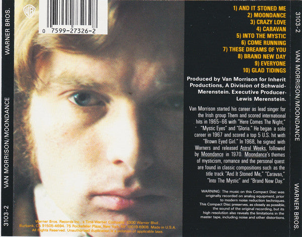 Van Morrison : Moondance (Reissue)