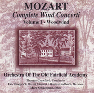 Wolfgang Amadeus Mozart performed by Orchestra Of The Old Fairfield Academy : Mozart Complete Wind Concerti Volume 1 (Album,Stereo)