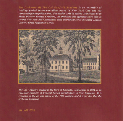 Wolfgang Amadeus Mozart performed by Orchestra Of The Old Fairfield Academy : Mozart Complete Wind Concerti Volume 1 (Album,Stereo)