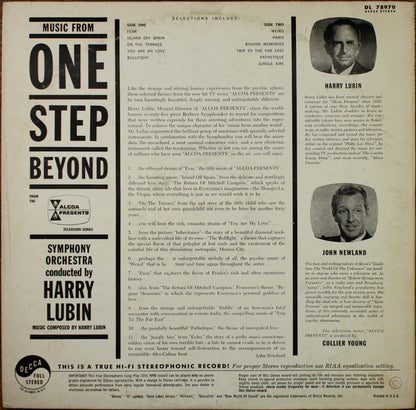 Harry Lubin : Music From One Step Beyond (LP,Album,Stereo)