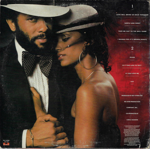 Roy Ayers : Fever (LP,Album,Stereo)
