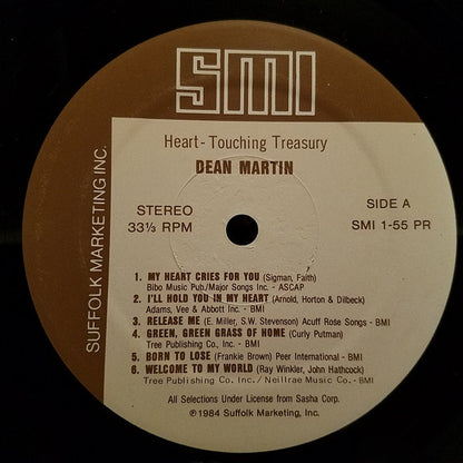 Dean Martin : Heart-Touching Treasury (LP,Compilation)