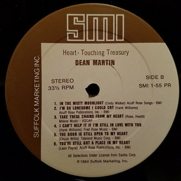 Dean Martin : Heart-Touching Treasury (LP,Compilation)
