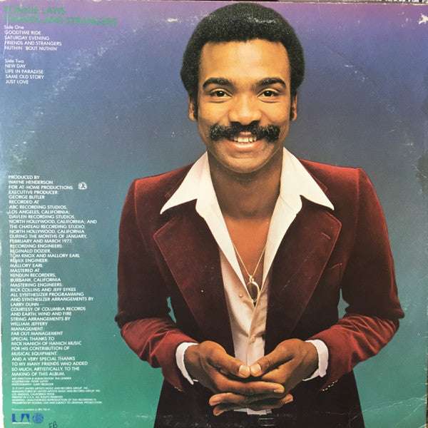 Ronnie Laws : Friends And Strangers (LP,Album,Reissue)