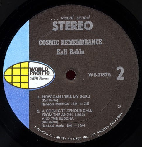 Kali Bahlu : Cosmic Remembrance (LP,Album,Promo,Stereo)