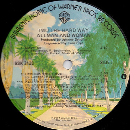 Allman And Woman : Two The Hard Way (LP,Album)