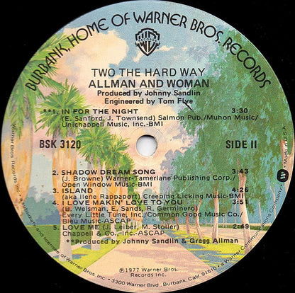Allman And Woman : Two The Hard Way (LP,Album)