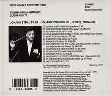 Zubin Mehta, Wiener Philharmoniker : New Year's Concert 1990 (Album)
